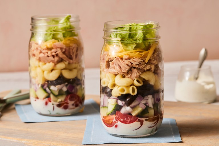 7 Layer Tuna Pasta Salad