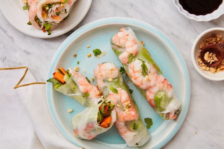 Vietnamese Shrimp Spring Rolls